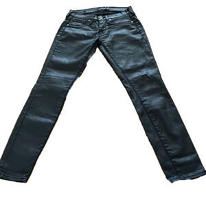 LUCKY Brand Charlie Skinny, black pants, cool texture, in very good condition